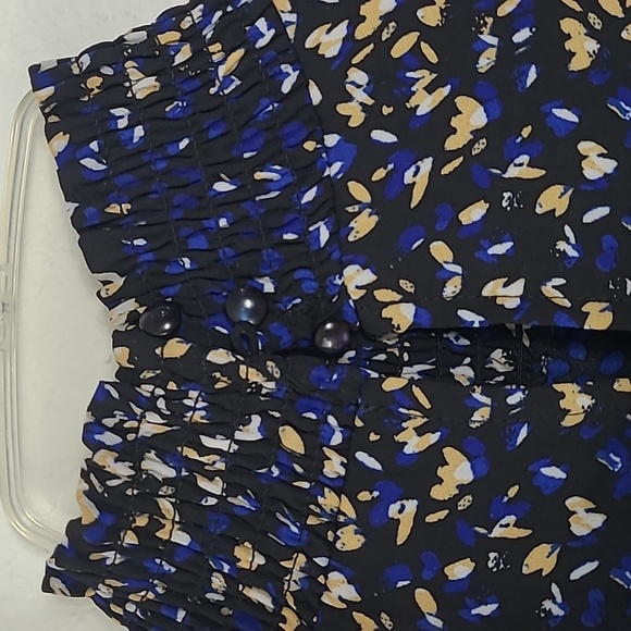 NANETTE LEPORE  Blue Multy Dress Size 6 - Picture 6 of 10